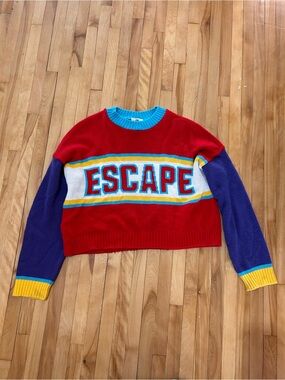 The Ragged Priest Colorblock Crewneck Sweater